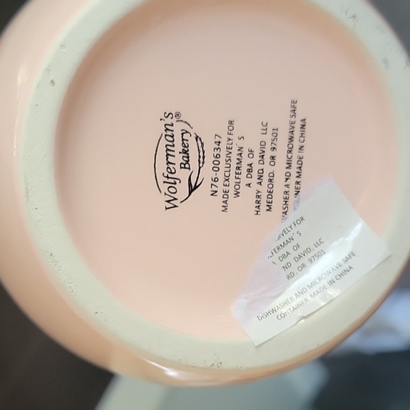 Wolfermans Bakery Christmas  Mug, Ex-Large,NWT - Picture 3 of 6